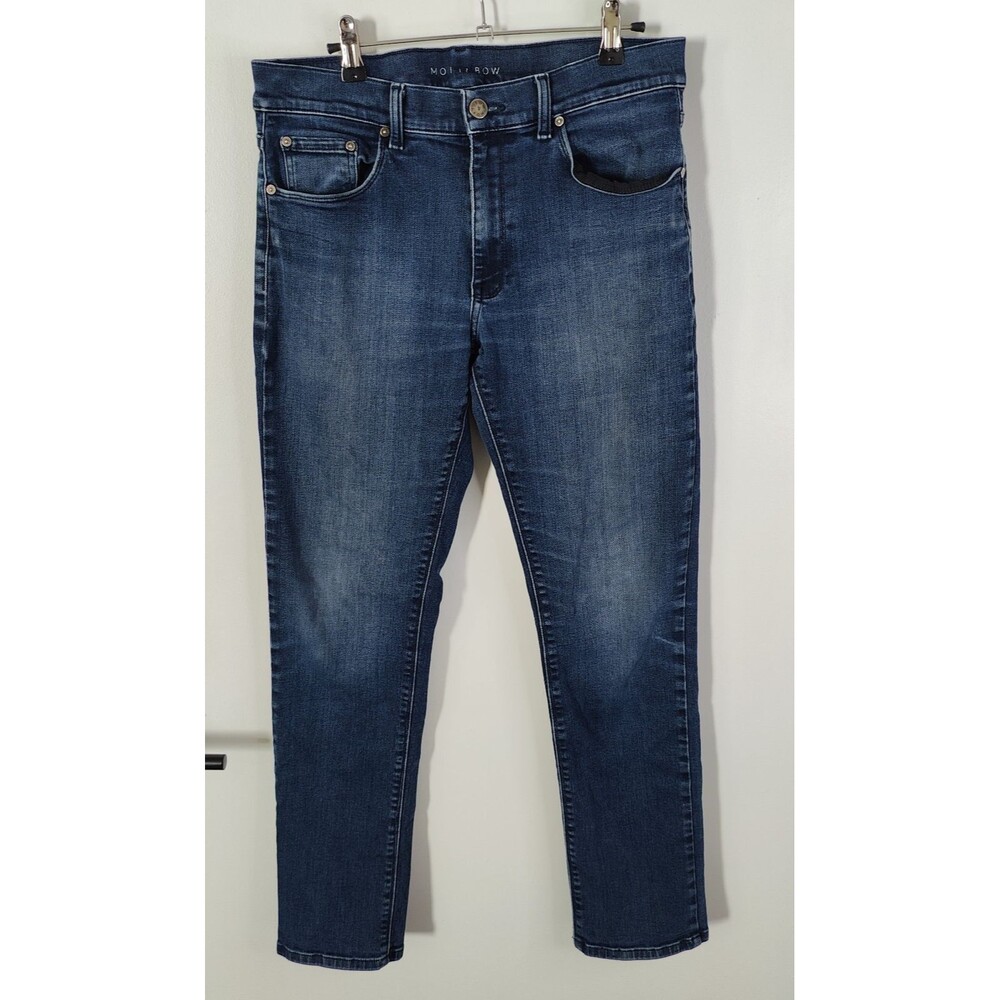 Mott and Bow Slim Fit Jeans Mens Size 30x30 (Tag 32x32) Denim Dark Wash Stretch